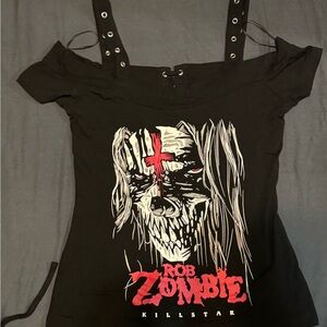 Killstar Black and Red Rob Zombie Graphic Tee